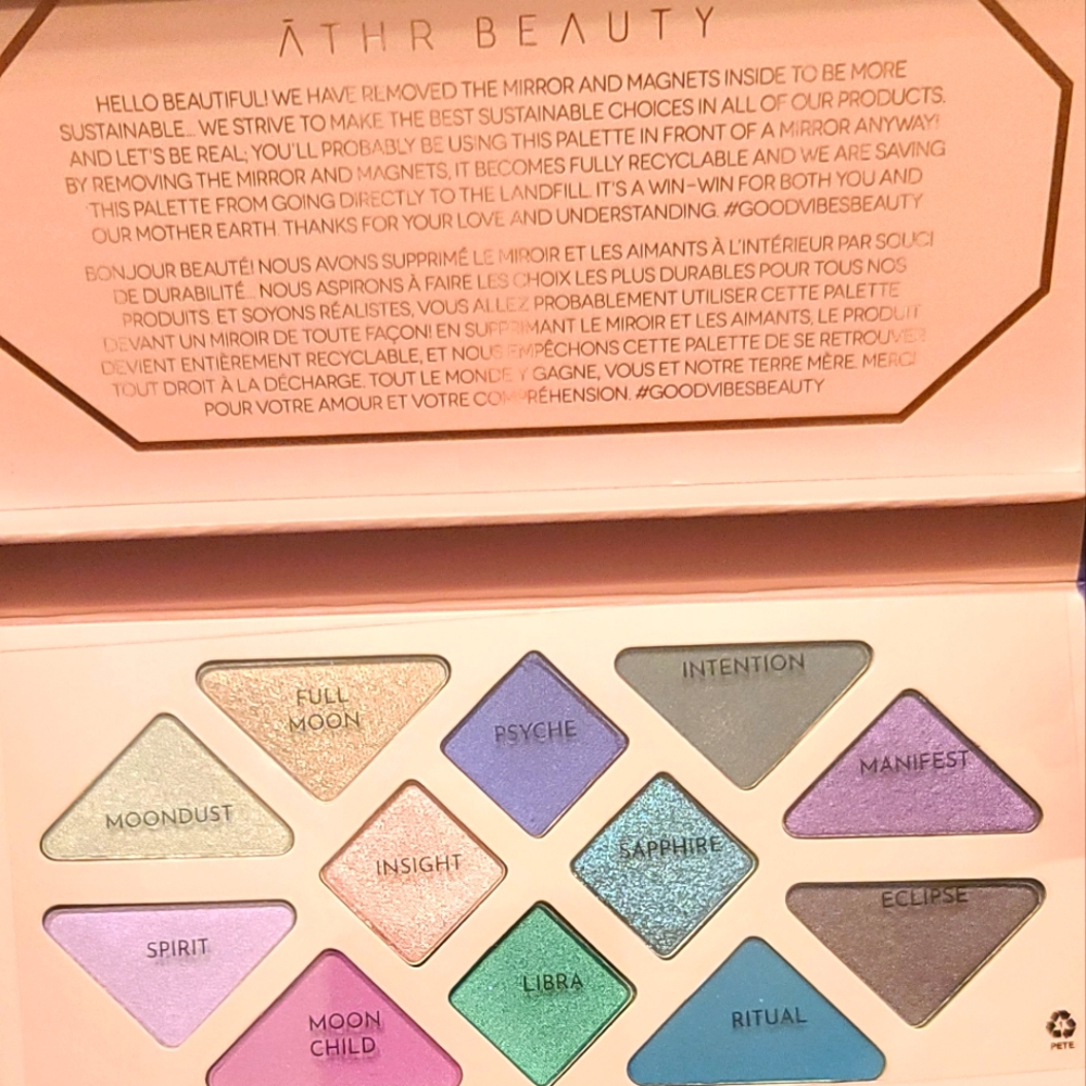 Brand new/still in box BEAUTIFUL Athr Beauty Moonlight Crystal eyeshadow palette